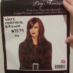 Long Brown Wavy Wig